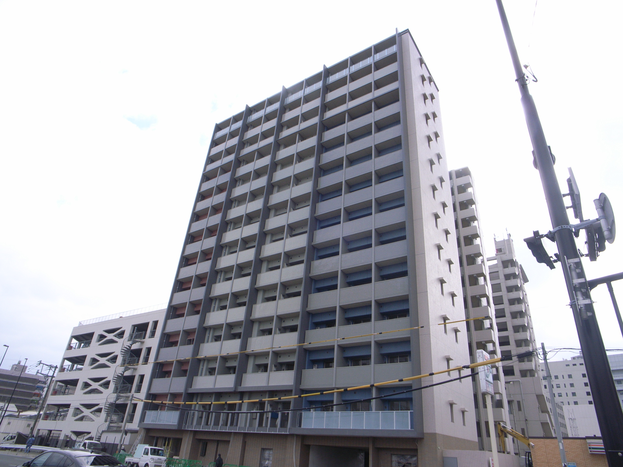 福岡市中央区長浜のマンションの建物外観