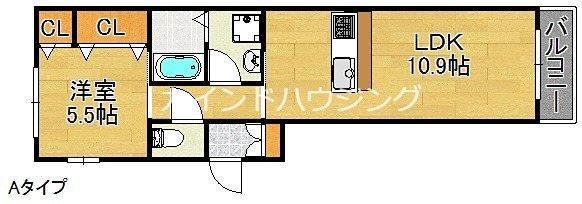 ロイヤルヒルズ住之江の間取り