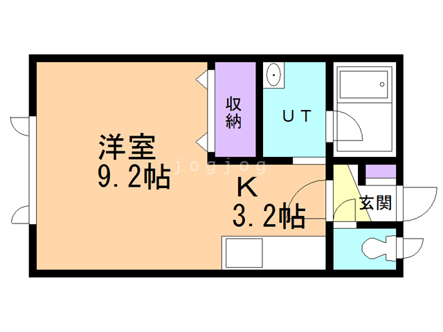 ハイツカネミの間取り