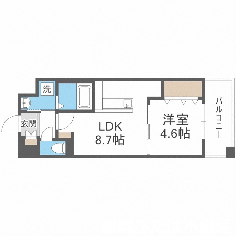 Caisse大橋の間取り