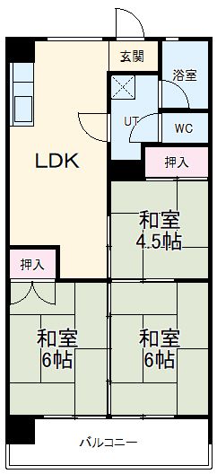 日映マンションの間取り