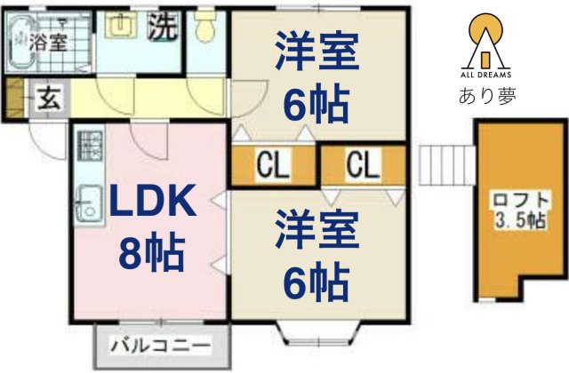 ツインパレスIの間取り