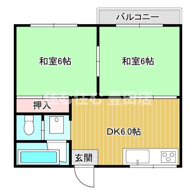 ファミエール平戸橋A棟の間取り