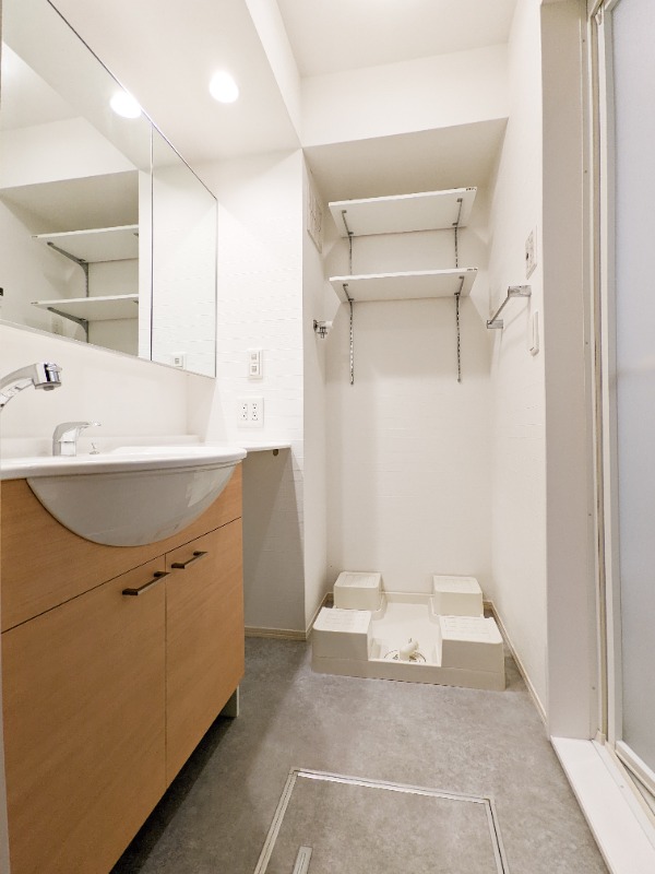 洗面設備　図面と現状に相違がある場合には現状を優先