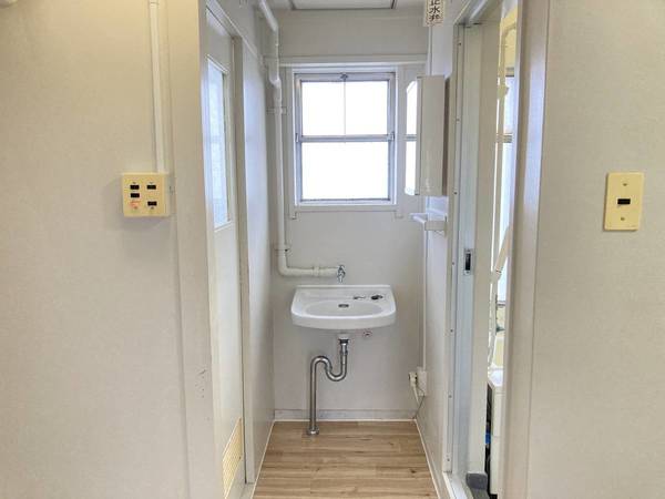洗面設備　ビレッジハウスの同一物件・同一タイプの間取りの写真です