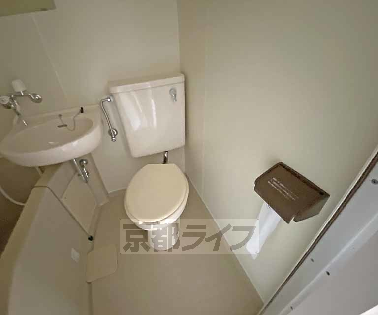 トイレ　ユニットバスのトイレです。