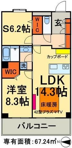 ロイヤルパークスタワー南千住の間取り