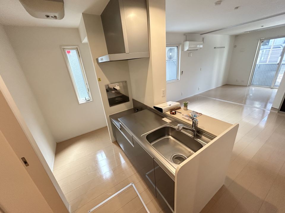 キッチン　会話が弾む対面キッチンで料理も楽しく♪