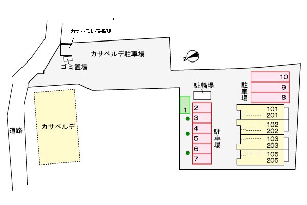 駐車場　2台分確保可