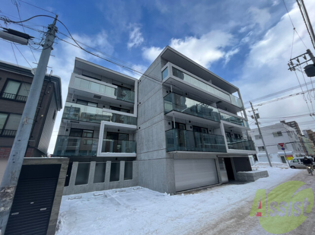 建物外観　札幌市白石区東札幌三条「クラウド東札幌」