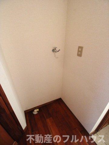 洗面設備　室内洗濯機置場