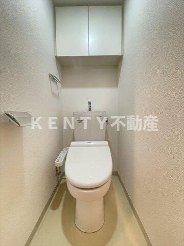 トイレ　ゆったりとした空間のトイレです