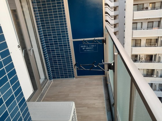 バルコニー　※別号室の写真です