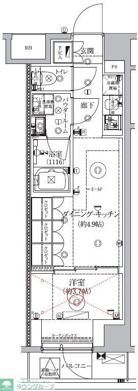 GENOVIA北池袋skygardenの間取り写真
