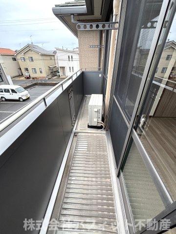 バルコニー　南西向き