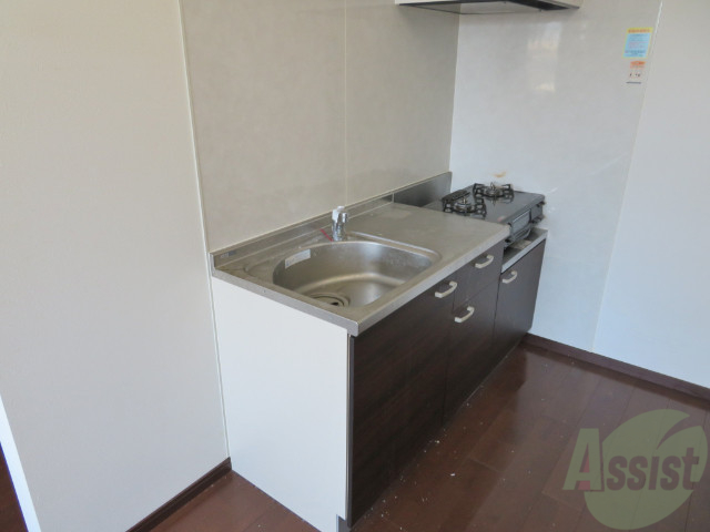 キッチン　キッチンはオシャレなデザインでした。洗い場も大きい。