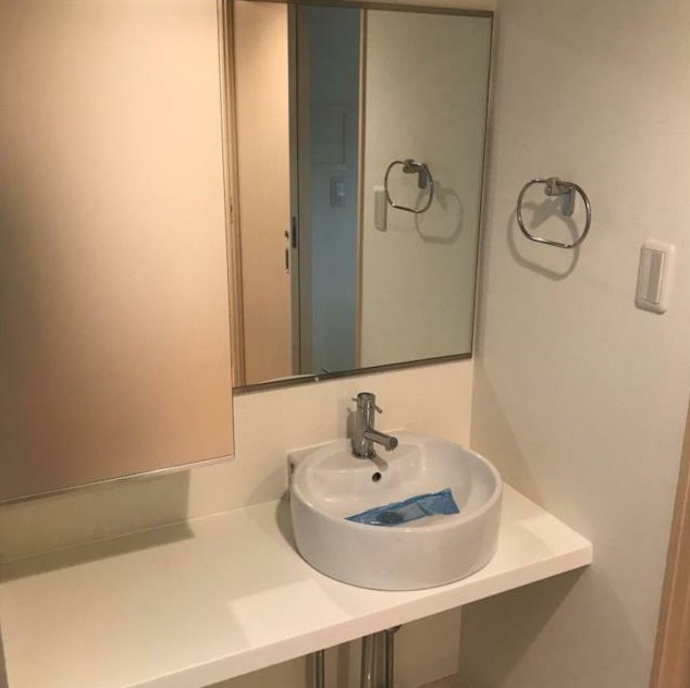洗面設備　同タイプ別部屋のお写真です