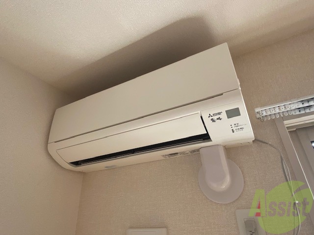 その他設備　エアコンが設置してありますので、寒暖対策もばっちり。