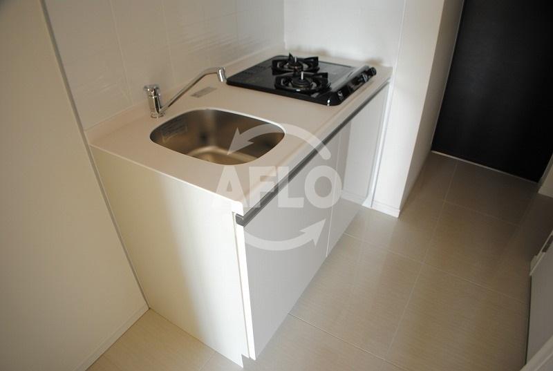 キッチン　アーバンパーク難波　2口ガスコンロ