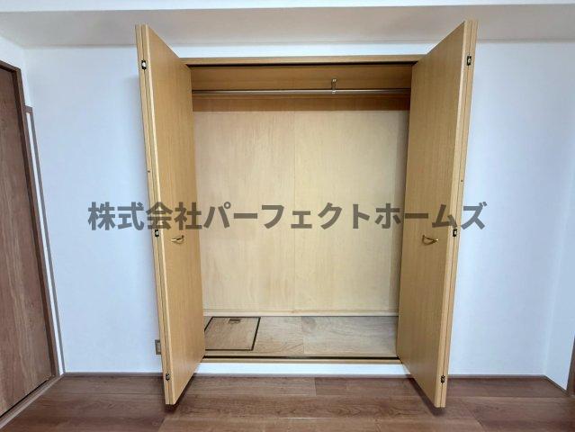 収納　たっぷりとした収納スペースです