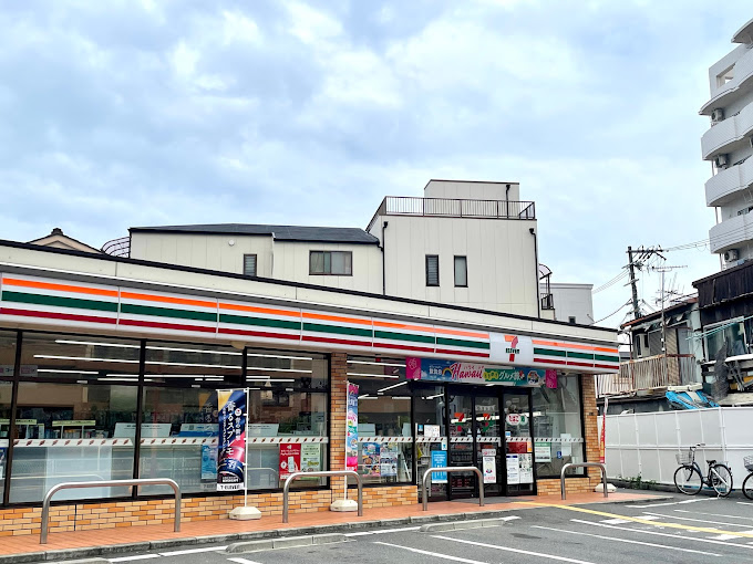 コンビニ　セブンイレブン 大阪野江3丁目店（コンビニ）まで195m