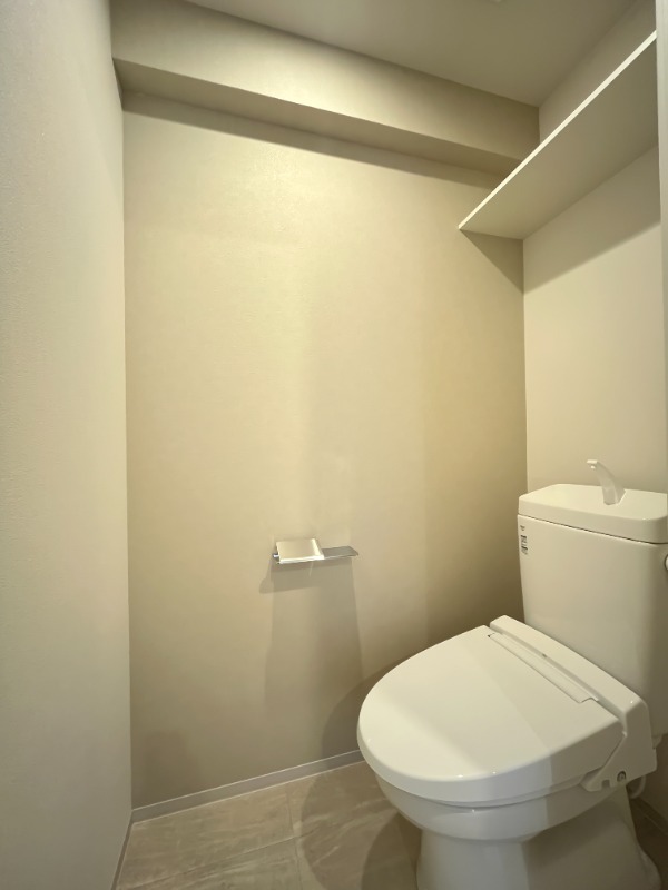 トイレ　ゆったりとした空間のトイレです