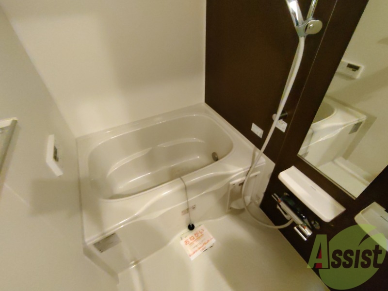 バス・シャワールーム　浴室は綺麗なうえに広めなので、ゆったりできそうです