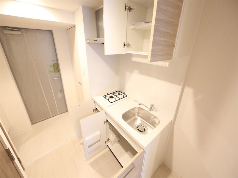 キッチン　システムキッチン（ガス2口コンロ付）