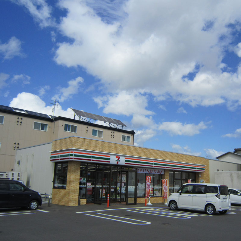 コンビニ　セブンイレブン 函館宇賀浦町店（コンビニ）まで555m