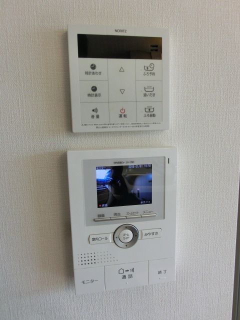 セキュリティ　来訪者の顔を確認できるTVドアホン