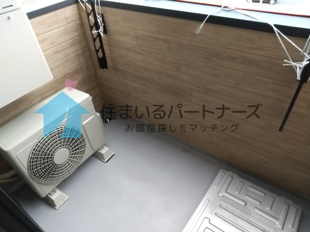 バルコニー　落ち着いた時間を過ごせるバルコニーです