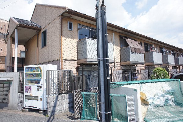 建物外観　外観タイル調のお部屋です