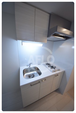 キッチン　エスリード天王寺町北　2口ガス・キッチン