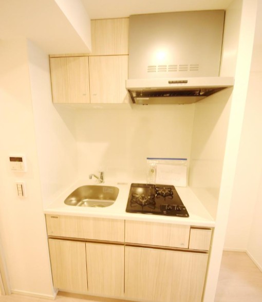 キッチン　コンパクトなキッチンで掃除もラクラク