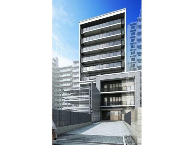 建物外観　完成模型図