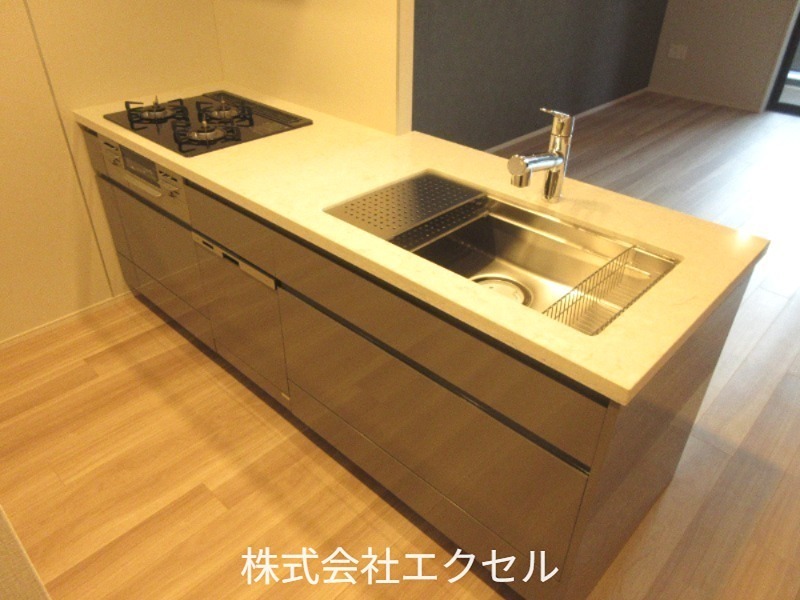 キッチン　３口コンロです。