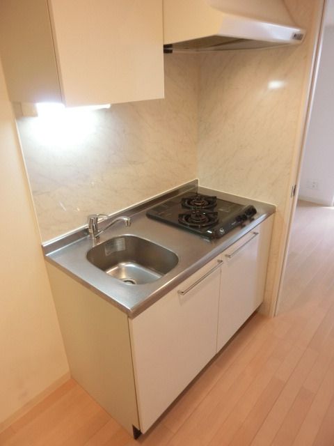 キッチン　２口ガスコンロ完備です