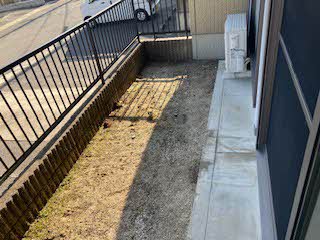 バルコニー　専用庭