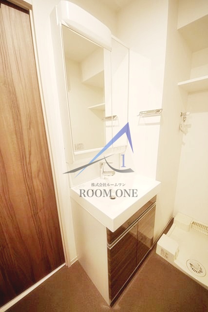 洗面設備　洗面台です。