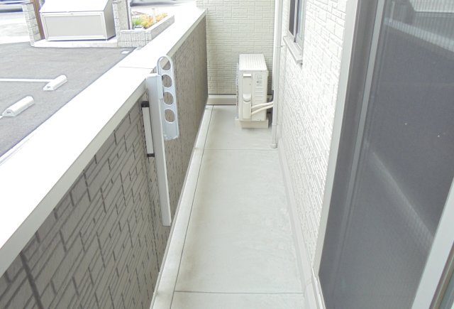 バルコニー　南西向き