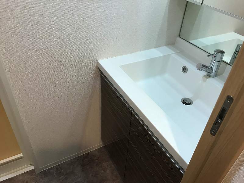 洗面設備　※過去退去時のお写真です