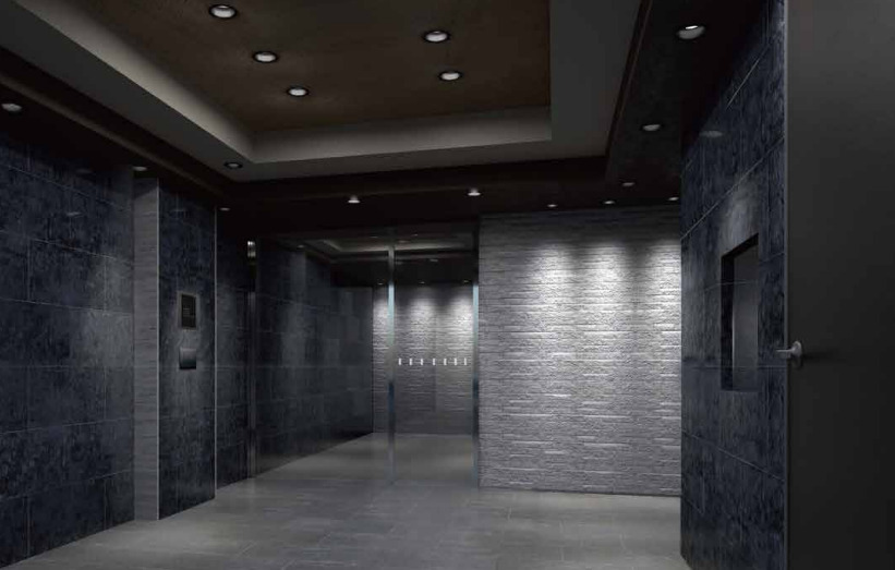 エントランス　落ち着いたエントランスです