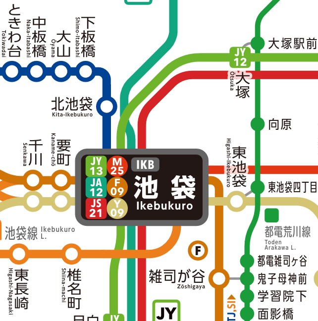 眺望　☆路線図☆