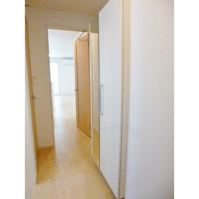 その他部屋・スペース　ミラー付トールサイズシューズボックス