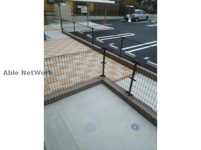 バルコニー　庭