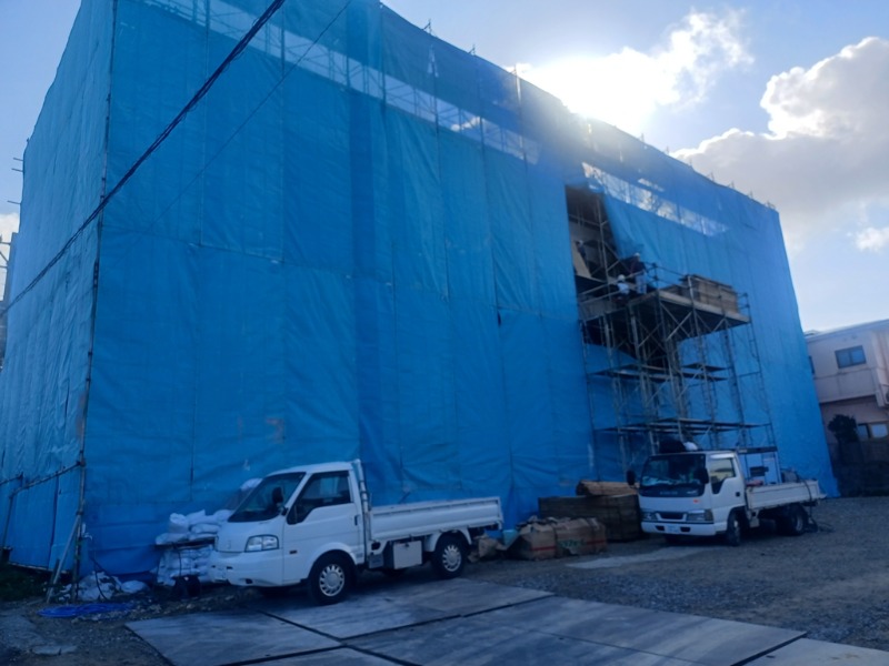 建物外観　建築中です