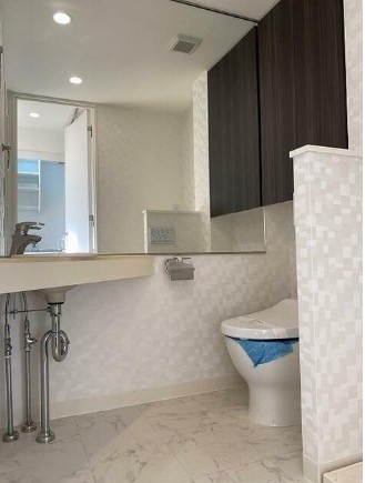 洗面設備　同タイプ別部屋のお写真です