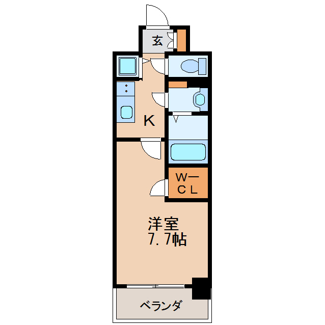 プレサンス新栄町ギャラントの間取り写真