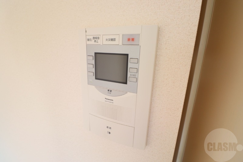 セキュリティ　モニター付きインターホンで安心