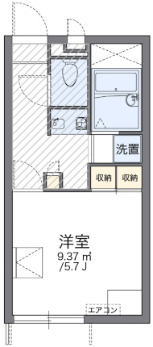 レオパレスサマール梅井の間取り写真